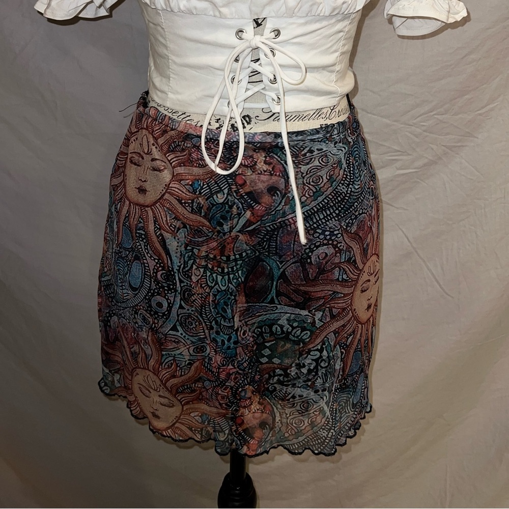 Mesh Sun Lover Highrise Skirt